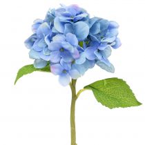 Hortensja niebieska sztuczny kwiat 36cm