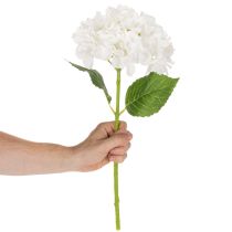 Produkt Sztuczny kwiat hortensji z długą łodygą do dekoracji, 48 cm