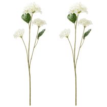 Produkt Sztuczny kwiat hortensji do eleganckich, nowoczesnych wnętrz, 80 cm, 2 sztuki