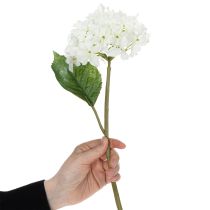 Produkt Sztuczny kwiat hortensji do eleganckich, nowoczesnych wnętrz, 80 cm, 2 sztuki