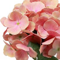 Produkt Hortensje sztuczne wiechy hortensja różowy łosoś 35cm 3szt