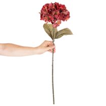 Produkt Sztuczna gałązka kwitnąca hortensji, duży kwiat, 74 cm