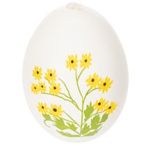 Produkt Pisanki z delikatnymi motywami kwiatowymi do świątecznej dekoracji wielkanocnej w salonie, 6 cm, 6 szt.
