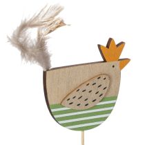Produkt Paliki w kształcie kurczaka z motywem wielkanocnym do radosnej, wiosennej dekoracji, 7 cm, 12 sztuk
