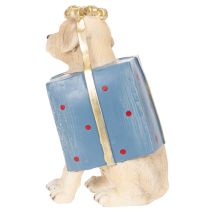 Produkt Dekoracyjna figurka siedzącego szczeniaka w pudełku prezentowym, 20cm