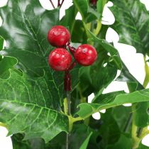 Ostrokrzew w doniczce sztuczne rośliny Ilex sztuczny 26cm