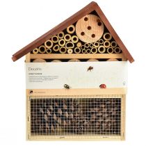 Produkt Insect Hotel Brązowy Domek na owady Drewniany 25cmx8,5cmx32cm