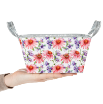 Produkt Metalowa dekoracja w skrzynce na kwiaty wiosenne Jardiniere 20×12,5×10 cm
