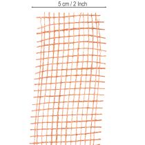 Produkt Wstążka jutowa, siateczkowa, juta, ekologiczna, terakota czerwona, szerokość 5cm, długość 40m