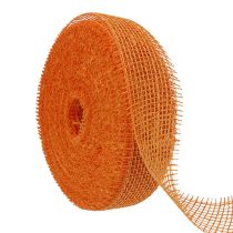 Produkt Wstążka jutowa, jasnopomarańczowa, szerokość 5 cm, długość 40 m