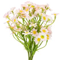 Produkt Bukiet z rumianku sztucznego do jasnej i łatwej w pielęgnacji dekoracji domu, 28 cm, 3 sztuki