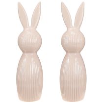 Produkt Dekoracyjna ceramiczna figurka królika do nowoczesnych wnętrz, 22 cm
