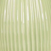 Produkt Ceramiczna figurka zająca wielkanocnego w kolorze pastelowej zieleni, dekoracja stołu, 22 cm, 2 sztuki