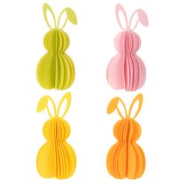 Produkt Dekoracyjna figurka króliczka z filcu do wiosennej dekoracji, 20 cm, 4 sztuki