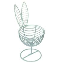 Produkt Zając z drutu jako otwarty element dekoracyjny do nowoczesnych pomysłów na wiosnę i Wielkanoc, 16 cm, 3 sztuki