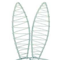 Produkt Zając z drutu jako otwarty element dekoracyjny do nowoczesnych pomysłów na wiosnę i Wielkanoc, 16 cm, 3 sztuki