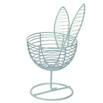 Produkt Zając z drutu jako otwarty element dekoracyjny do nowoczesnych pomysłów na wiosnę i Wielkanoc, 16 cm, 3 sztuki
