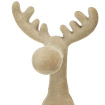 Produkt Ełk flokowane brzegi sittera brązowe 31cm 3 sztuki