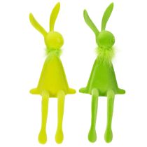 Produkt Wielkanocny zajączek figurka dekoracyjna do półki, do świątecznych, wiosennych dekoracji w domu 36cm 2szt
