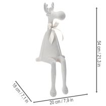 Produkt Figurka świąteczna renifer z długimi nogami, półka, 54 cm
