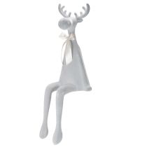 Produkt Dekoracyjna figurka łosia z kokardą, do postawienia na półce, 80 cm