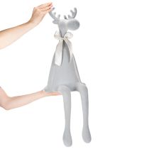 Produkt Dekoracyjna figurka łosia z kokardą, do postawienia na półce, 80 cm