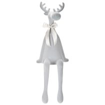 Produkt Dekoracyjna figurka łosia z kokardą, do postawienia na półce, 80 cm