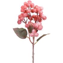 Duża sztuczna roślina łopianowa sztuczna czerwona 52cm