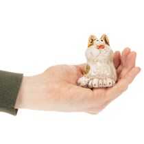 Produkt Ceramiczne figurki dekoracyjne w kształcie kotów, zabawne figurki zwierząt do dekoracji salonu, 8 cm, 4 sztuki