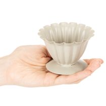 Produkt Misa, kielich, kielich kwiatowy, dekoracja kremowa, 9 cm