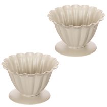Produkt Misa, kielich, kielich kwiatowy, dekoracja kremowa, 9 cm