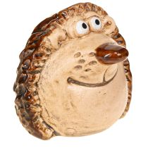 Produkt Ceramiczna figurka dekoracyjna jeż jesienna dekoracja ręcznie malowana wys. 7cm 3 szt.