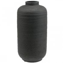 Ceramiczny wazon Czarny Wazon dekoracyjny Duży Ø18,5 cm W40 cm