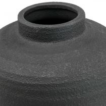 Wazon Ceramiczny Czarny Wazony Dekoracyjne Duże Ø18,5cm W40cm