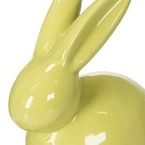 Produkt Ceramiczny królik, figurka dekoracyjna na stylowe Święta Wielkanocne, 11×6,5×12,5 cm, 3 sztuki