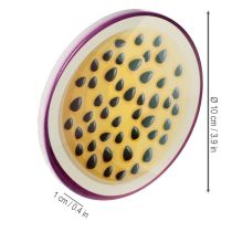 Produkt Zestaw podstawek pod owoce, wzór owoców, dekoracja stołu, kuchnia i salon, 10 cm, 6 elementów