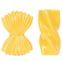 Produkt Wazon na makaron ceramiczny, dekoracyjny, śródziemnomorski, do salonu i biura, 16 cm