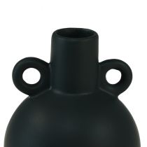 Produkt Wazon ceramiczny mini wazon z czarnym uchwytem ceramicznym Ø8,5cm W12cm