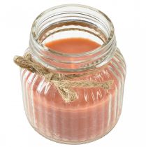 Produkt Świeca zapachowa w szklanym korku, świeca cytronelowa brązowa wys. 11,5 cm