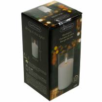 Produkt Świeca LED w szkle z prawdziwego wosku biała Ø7,5cm W10cm