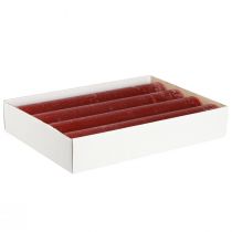 Produkt Świece jednokolorowe świece w sztyfcie ciemnoczerwone 50×300mm 4 szt