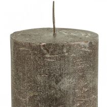 Produkt Świece pieńkowe świece kolorowe miedziane 70x100mm 4 szt