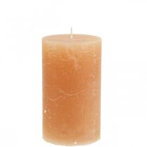 Produkt Świece jednokolorowe Pomarańczowo-Brzoskwiniowe Świece stojące 70×120mm 4 szt
