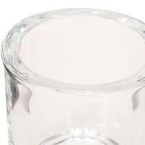 Produkt Świeca Szklany Doniczkę Mini Szklane Wiadro Przezroczyste Ø6.5cm H6cm 6szt