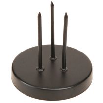 Produkt Świeczniki na wieniec adwentowy metal matowy czarny Ø8cm 4 szt.