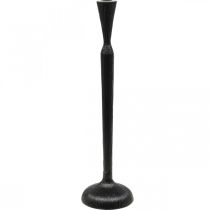 Produkt Świecznik Czarny Metalowy Świecznik Ø12cm W46cm