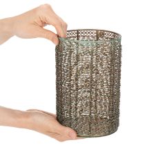 Produkt Świeczniki metalowe, podgrzewacze Ø8/10/13cm, zestaw 3 szt.