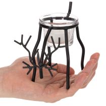 Produkt Świecznik renifer ze szklanym tealightem, 15cm