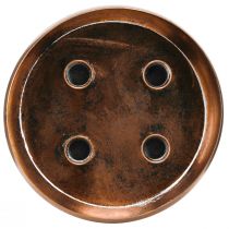 Produkt Świecznik misa na 4 świece w kształcie antycznego brązu Ø22cm