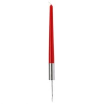 Produkt Świecznik srebrny na świece w kształcie kija 15cm 4 szt